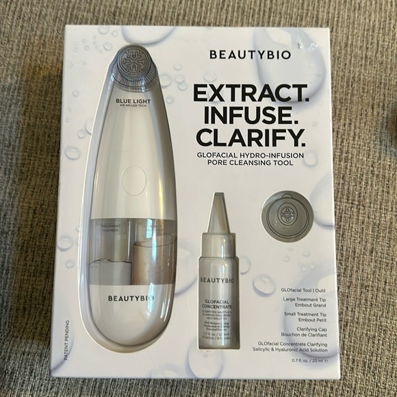 GLOfacial Hydro-Infusion Pore Cleansing +Blue LED Clarifying Tool